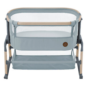 Стильная приставная кроватка станет безопасным и уютным гнездышком для вашего малыша
