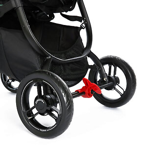 Снять и поставить на тормоз можно подошвой, не пачкая верхнюю часть обуви