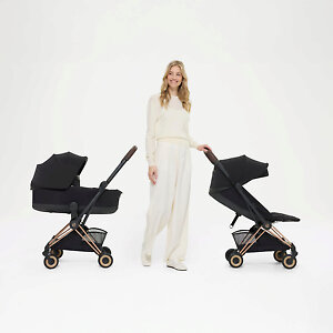 Cybex Coya Style можно использовать с люлькой или с прогулочным блоком